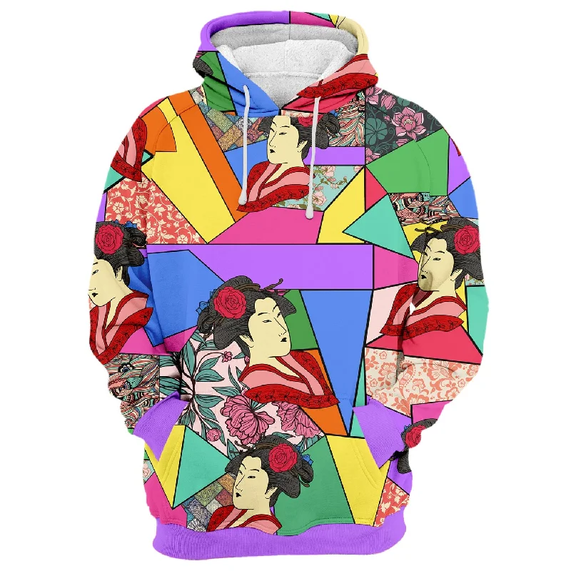 RETRO Hoodie Modern Men's Geometric