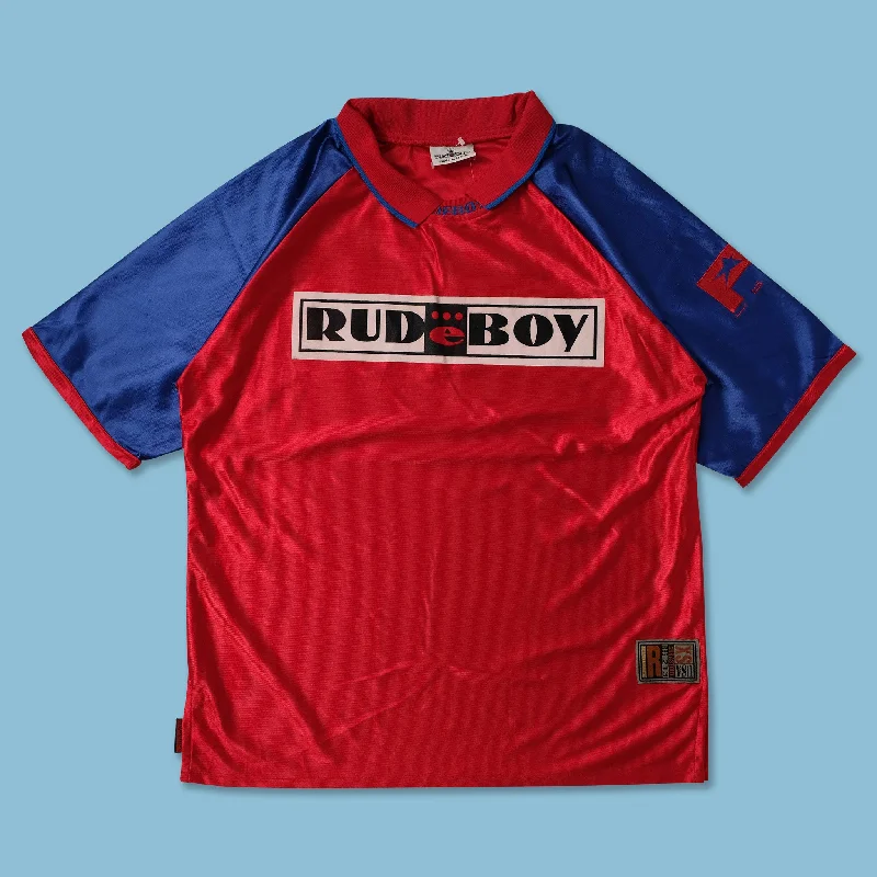 Y2K Rudeboy Jersey Large Earthy Men's Sustainable 