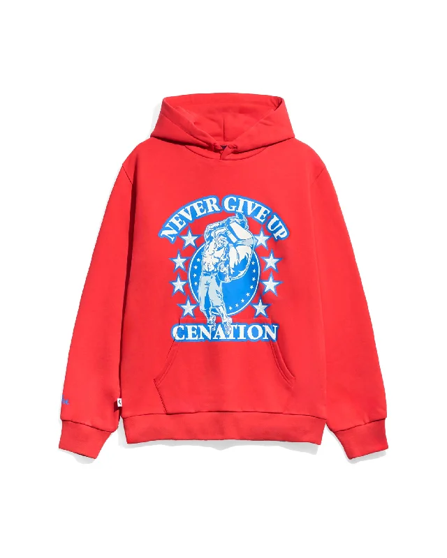 John Cena Never Give Up Cenation Hoodie Tough Men's Military