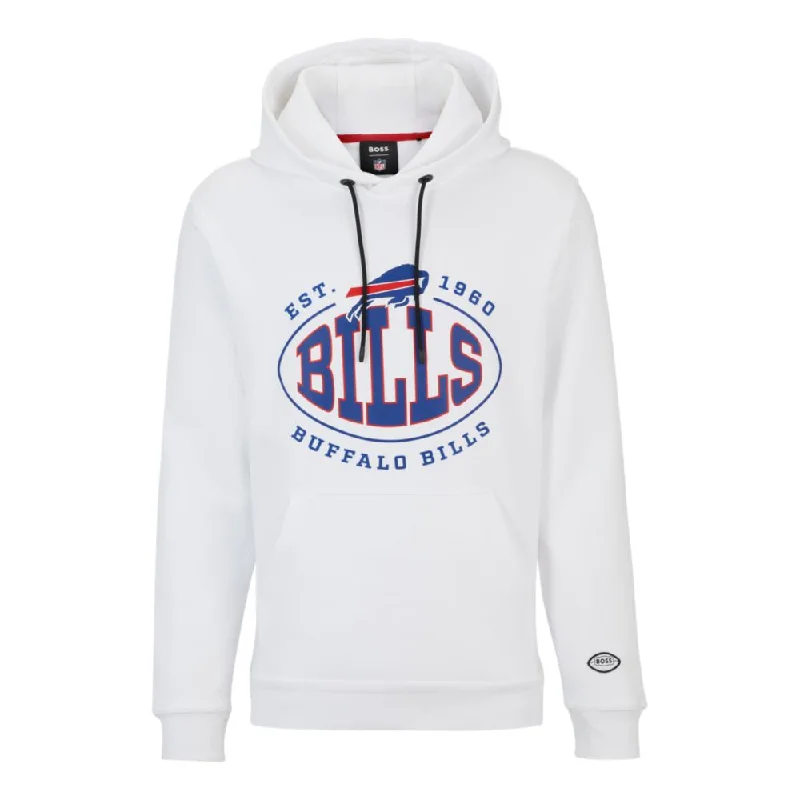 BOSS x NFL cotton-blend hoodie with collaborative branding Dynamic Men's High