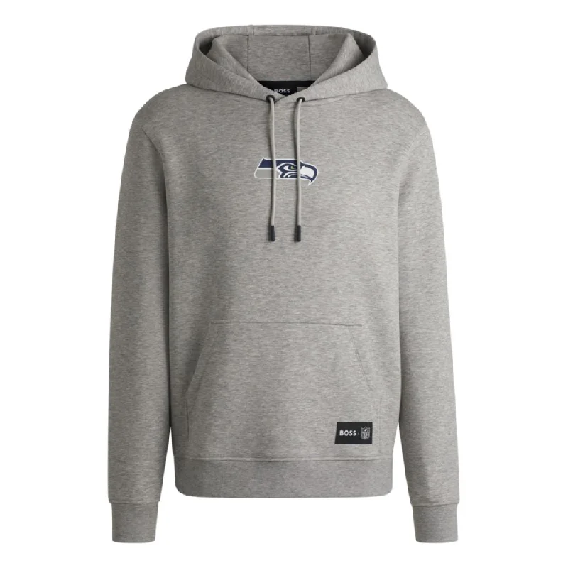 BOSS x NFL interlock hoodie with special branding Cozy Men's Winter