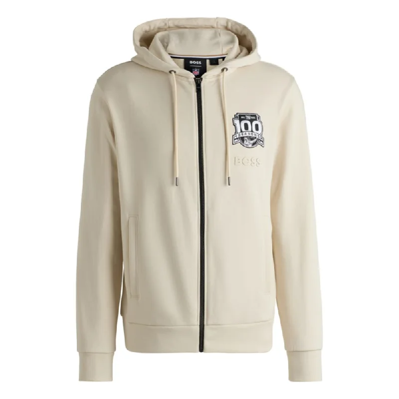 BOSS x NFL zip-up hoodie with special branding Classic Men's Pin