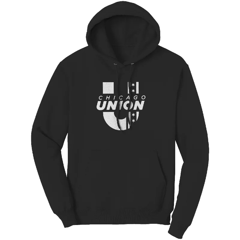 Chicago Union Hoodie Black Trendy Men's Oversized