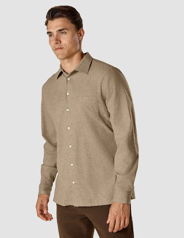 Casual Shirt Khaki Casual Men's Short