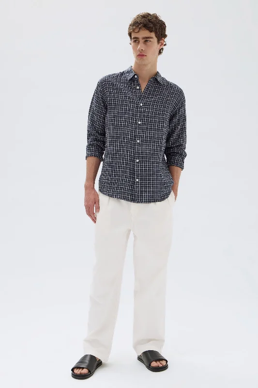 Eden Linen Check Shirt Dynamic Men's Moto