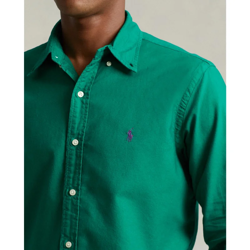 Oxford Shirt - Primary Green Hip Men's Retro