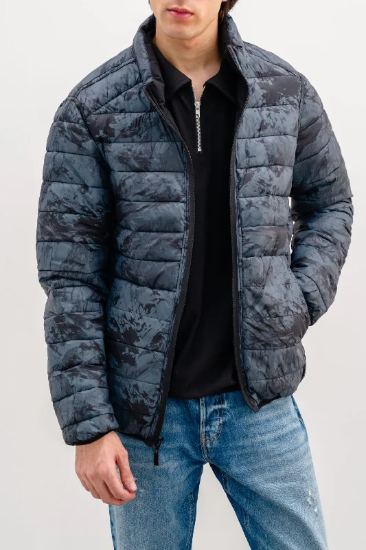 REVERSIBLE PUFFER JACKET Modern Men's Geometric