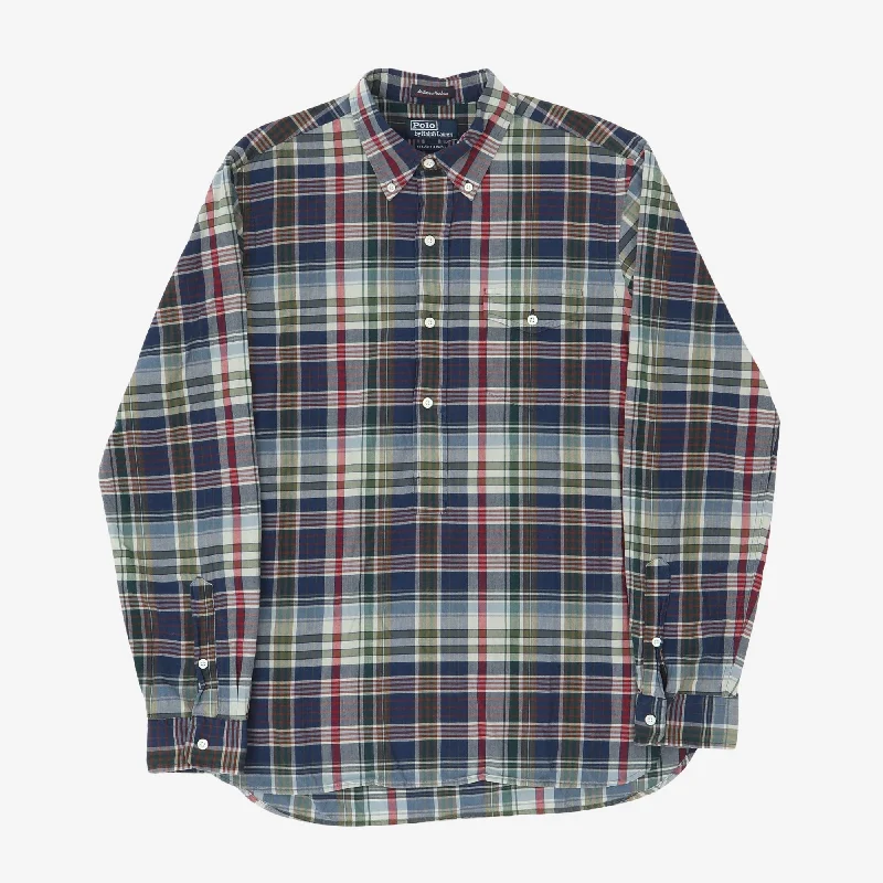 BD Check Madras PO Shirt Business