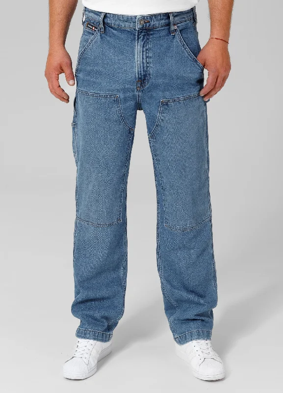 CARPENTER Classic Wash Jeans Elegant Men's Cashmere