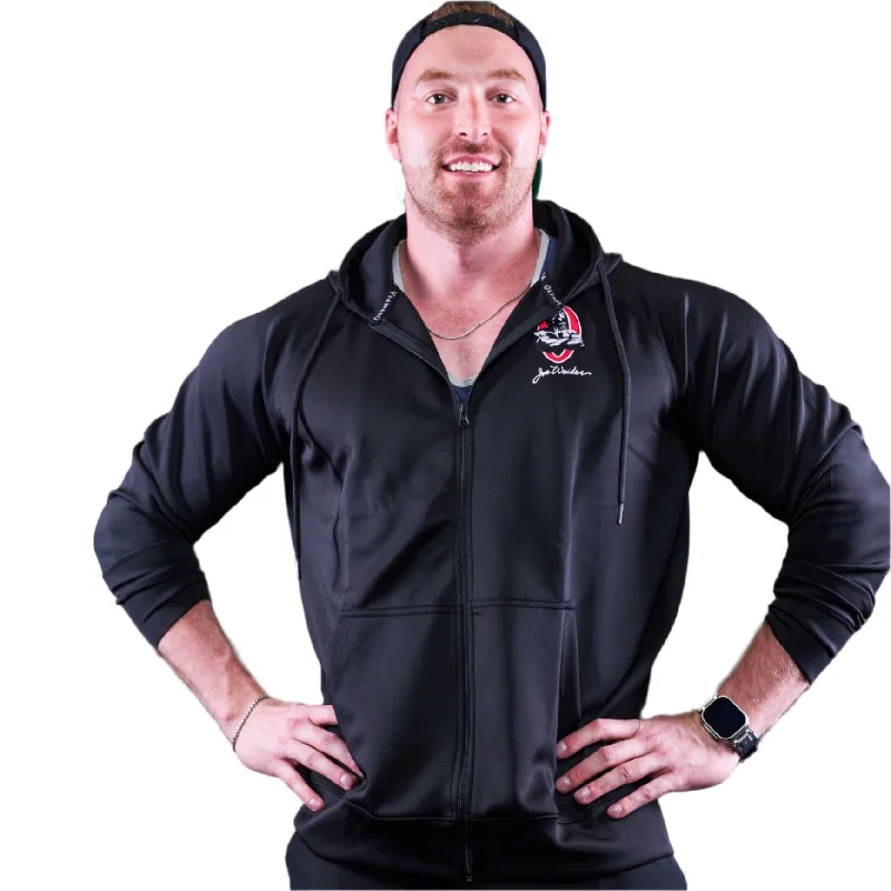 Olympia Premium Full Zip-Up Black Traditional Men's Country