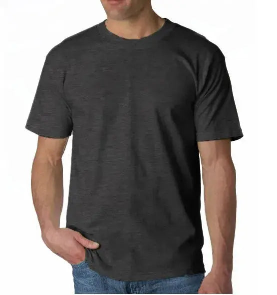 Heavyweight 50/50 T-Shirt - Made in USA Elegant Men's Formal 