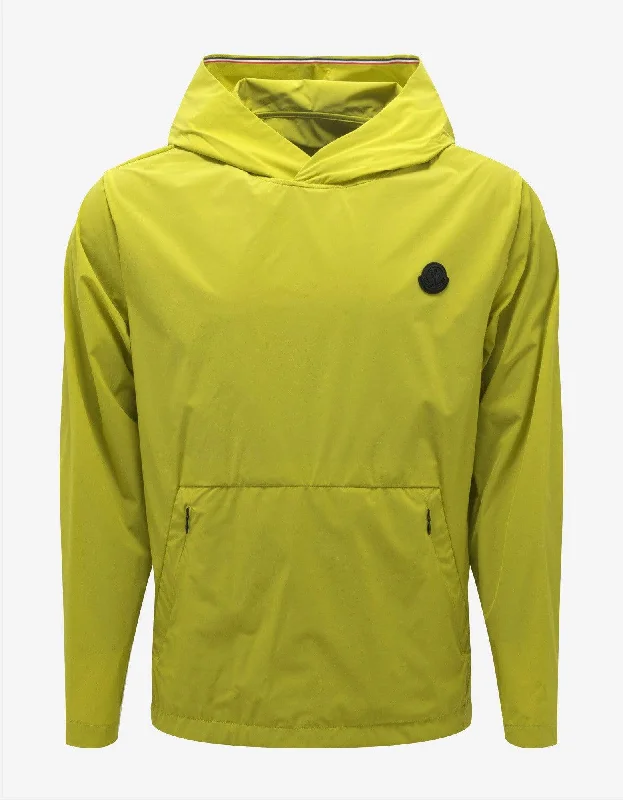 Moncler Escalle Yellow Nylon Jacket Bold Men's Animal