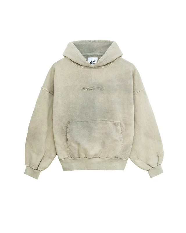 Icon Acid Brown Hoodie Laid