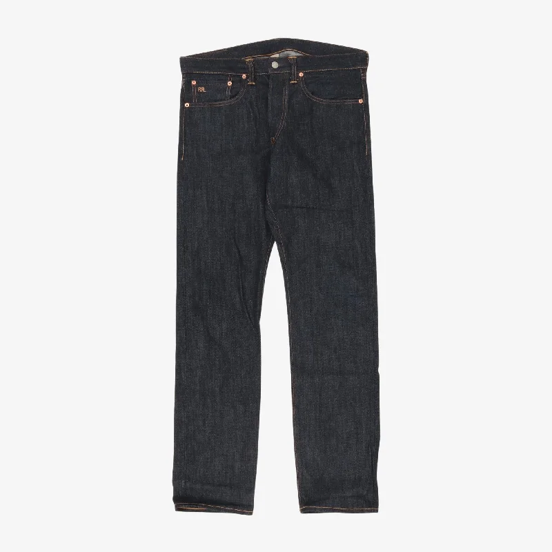 Slim Fit Selvedge Denim Traditional Men's Wool