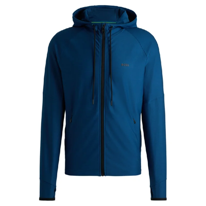 Active-stretch zip-up hoodie with logo detail Bohemian Men's Free