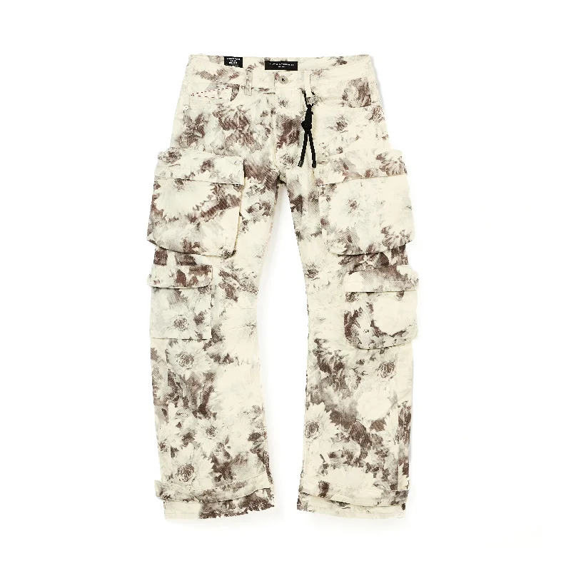 Cult's Baggy Cargo 610 Jeans in Floral Print Refined Men's Classic 