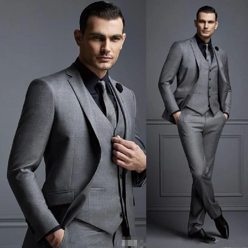 Men's Suit Slim Fit Tuxedos jacket Vest Pants Adventure