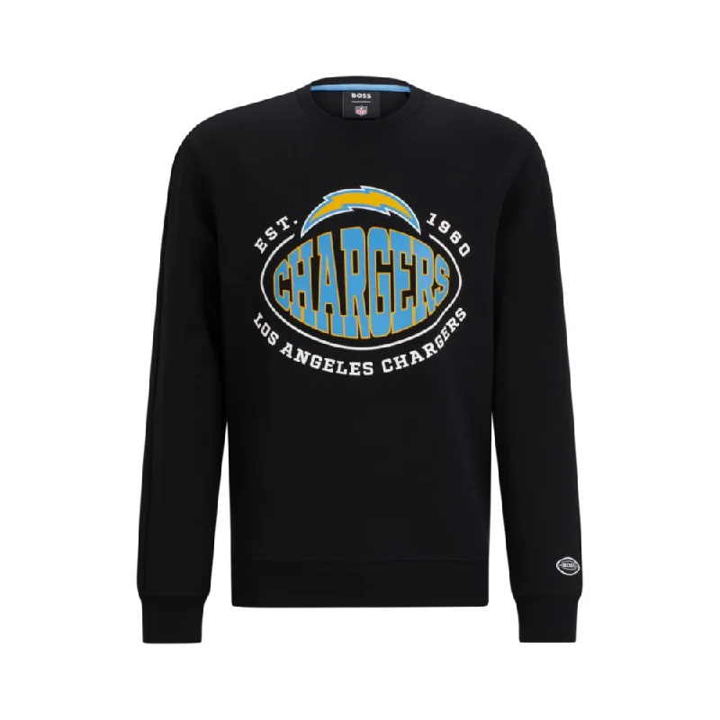 BOSS x NFL cotton-blend sweatshirt with collaborative branding Elegant Men's Cashmere