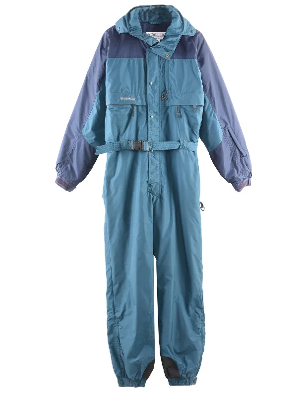 Columbia Blue Ski Suit - L Minimalist Men's Casual 