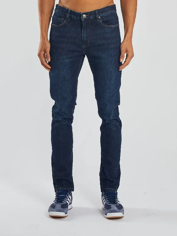 Palmer Slim Indigo Raw Dynamic Men's Glow