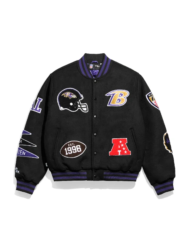 Baltimore Ravens Pennant Varsity Jacket Casual Men's Japanese 