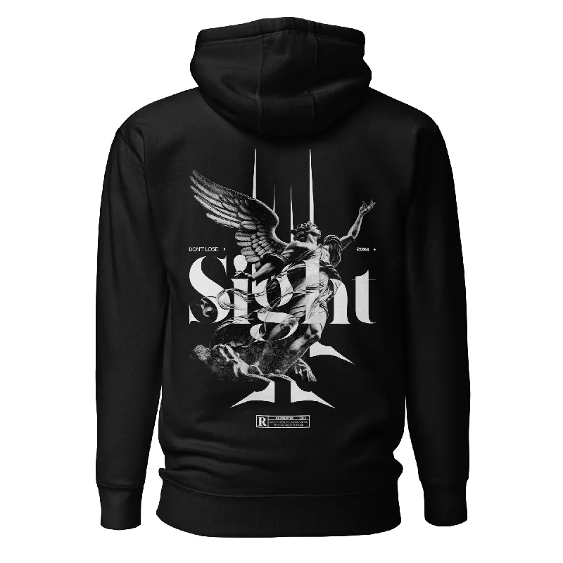 Sight Angel Hoodie B&W Refined Men's Hand