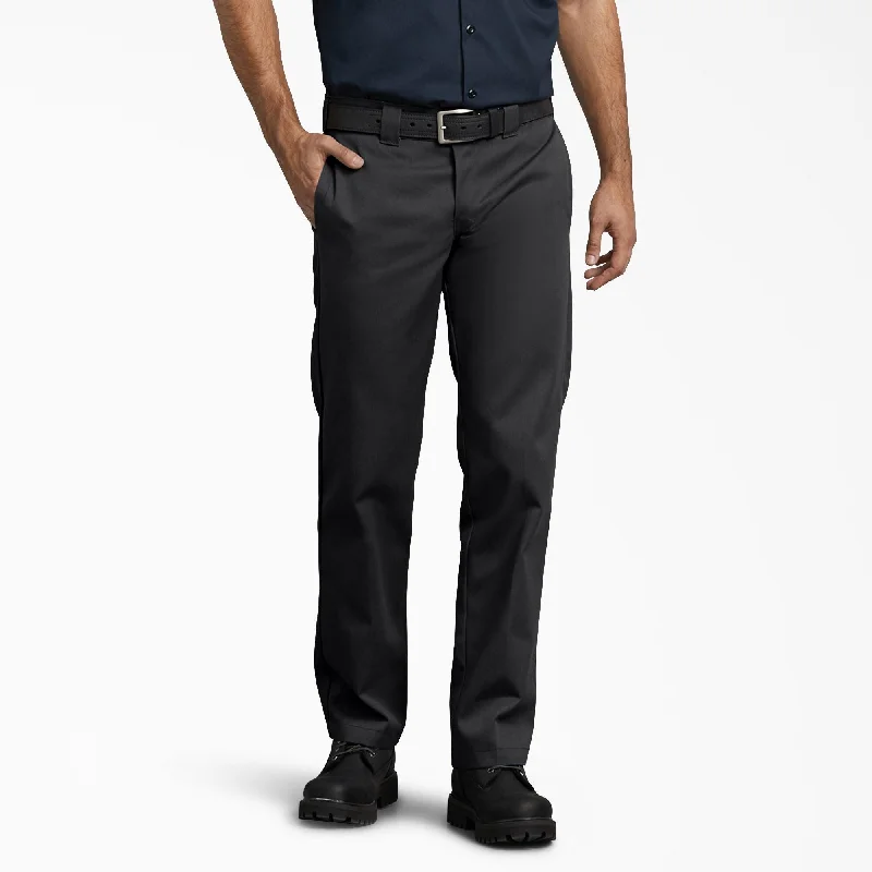 Slim Fit Work Pants - Black Confident Men's Power