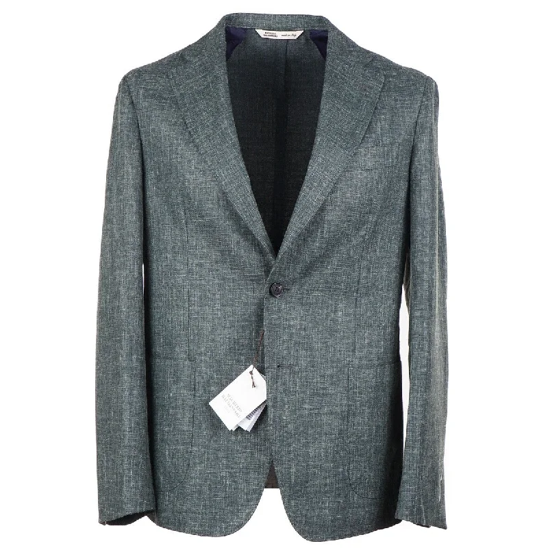 Maurizio Baldassari Wool-Silk-Linen 'Soft Jacket' Refined Men's European