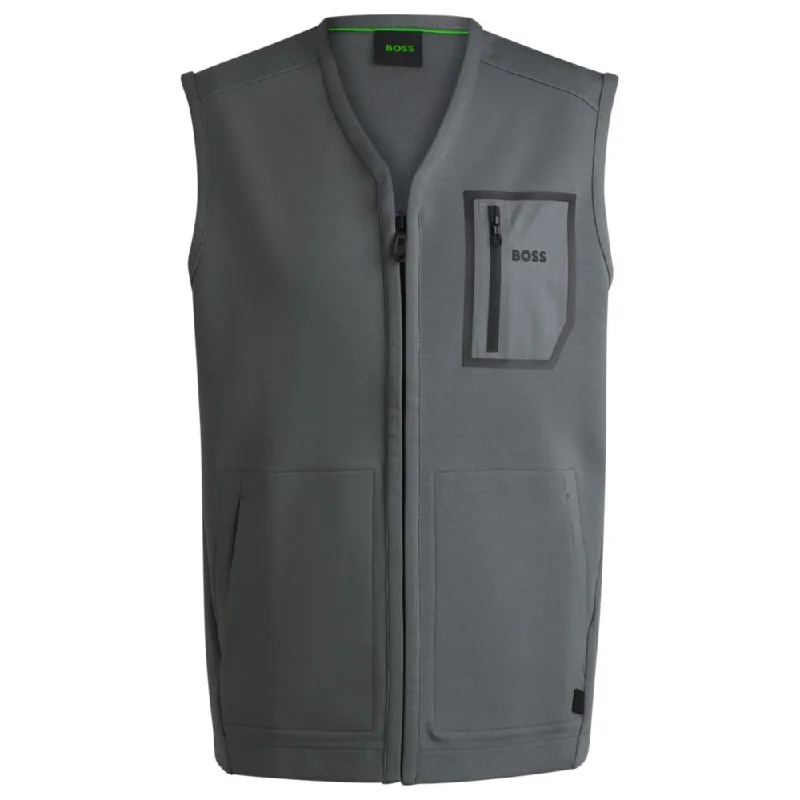 Gilet with decorative reflective logo Artistic Men's Hand