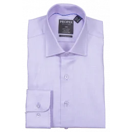 Proper Dress Shirt - Lavender Casual Men's Japanese 