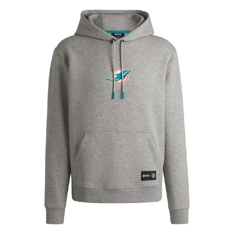 BOSS x NFL interlock hoodie with special branding Polished Men's Silk