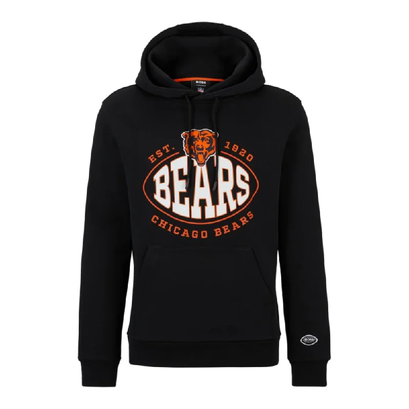 BOSS x NFL cotton-blend hoodie with collaborative branding Artistic Men's Avant