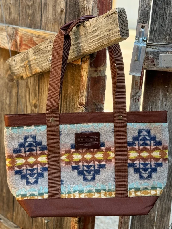 Desert Dawn Tan Zip Tote Bag by Pendleton Hip Men's Retro