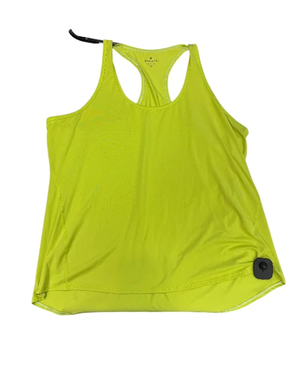 Athletic Tank Top By Athleta In Yellow, Size: 1x Unique Men's Upcycled