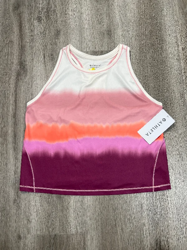 Athletic Tank Top By Athleta In Pink, Size: 1x Earthy Men's Sustainable 