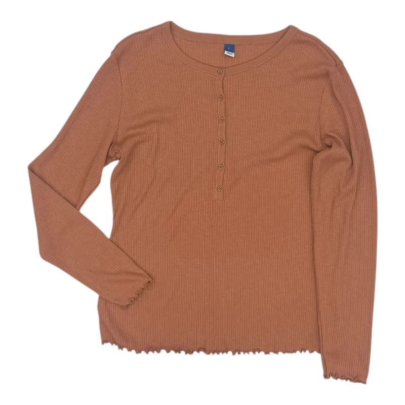 Top Ls By Old Navy In Tan, Size:L Masculine Men's 