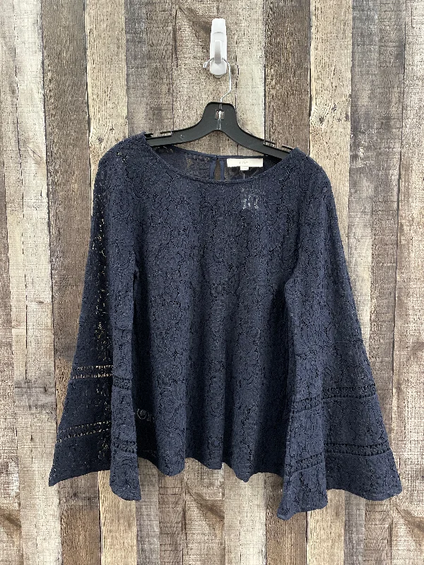 Top Long Sleeve By Loft In Navy, Size: M Refined Men's European