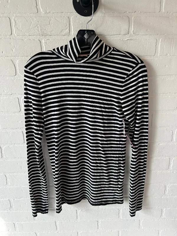 Top Long Sleeve Basic By Gap In Black & White, Size: Xs Bold Men's Statement