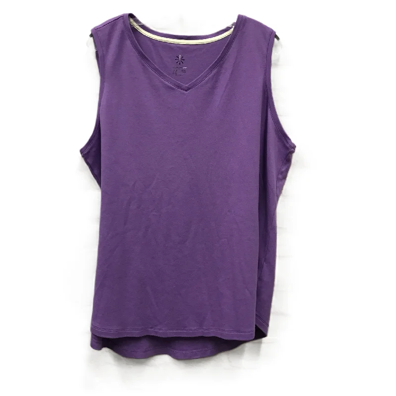 Purple Top Sleeveless By Isaac Mizrahi Live Qvc, Size: 3x Tough Men's Tactical