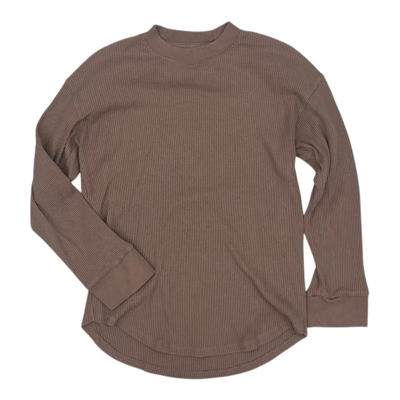 Top Ls By Abercrombie And Fitch In Mauve, Size:S Bold Men's Animal