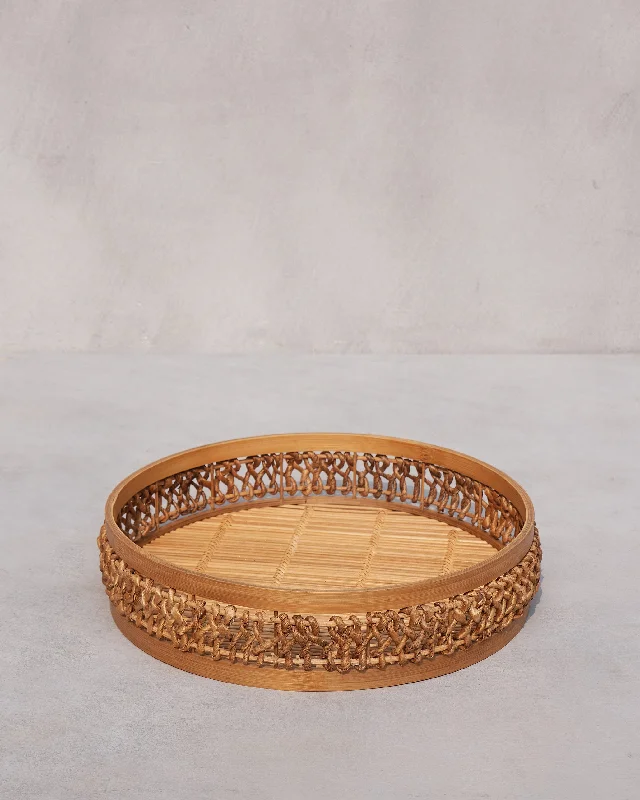 Mahi Round Tray Polished Men's Silk