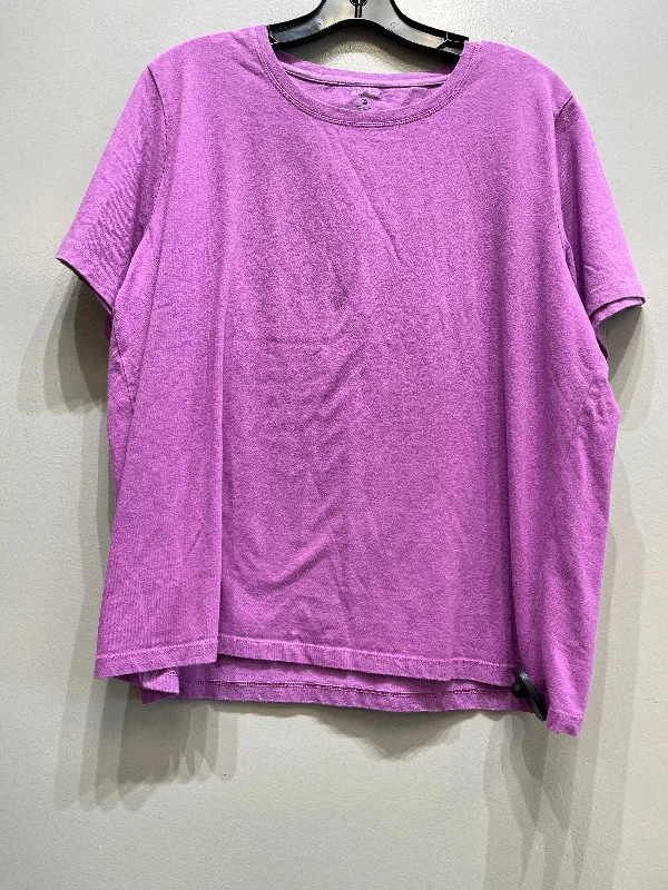 Top Short Sleeve Basic By Great Northwest Indigo  Size: 2x Vacation