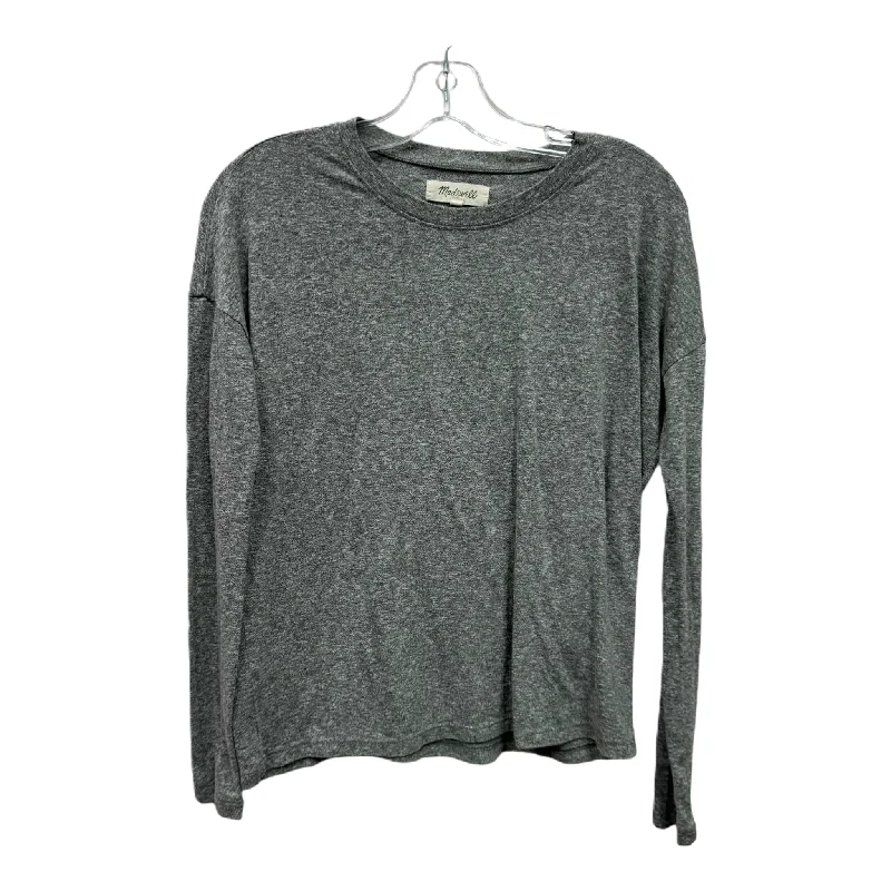 Grey Top Long Sleeve By Madewell, Size: Xxs Youthful Men's Pop