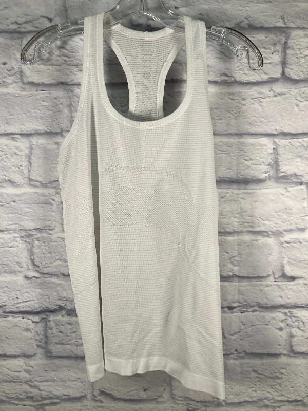 Athletic Tank Top By Lululemon In White, Size: M Athletic Men's High