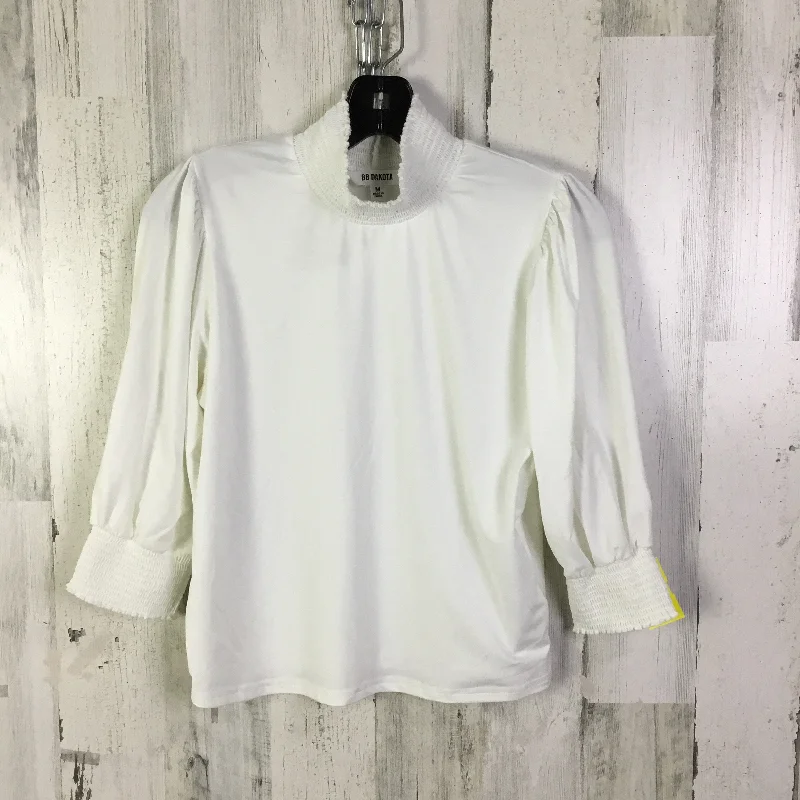 Top Long Sleeve By Bb Dakota In White, Size: M Tough Men's Tactical