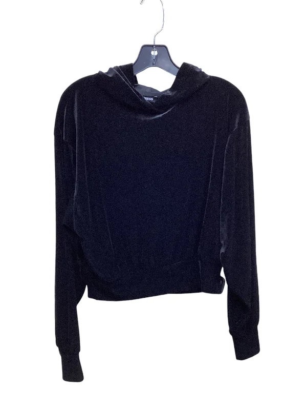 Top Long Sleeve By Express In Black, Size: M Elegant Men's Cashmere