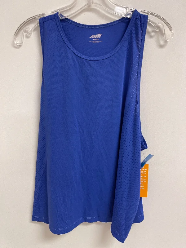 Athletic Tank Top By Avia In Blue, Size: 3x Unique Men's Patch