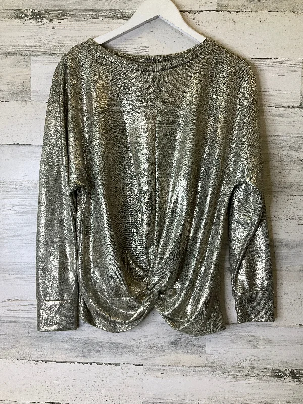 Top Long Sleeve By Clothes Mentor In Gold, Size: M Artistic Men's Avant