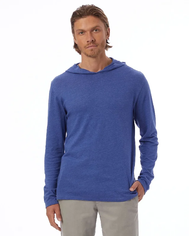 TEE SHIRT HOOD - ROYAL Organic