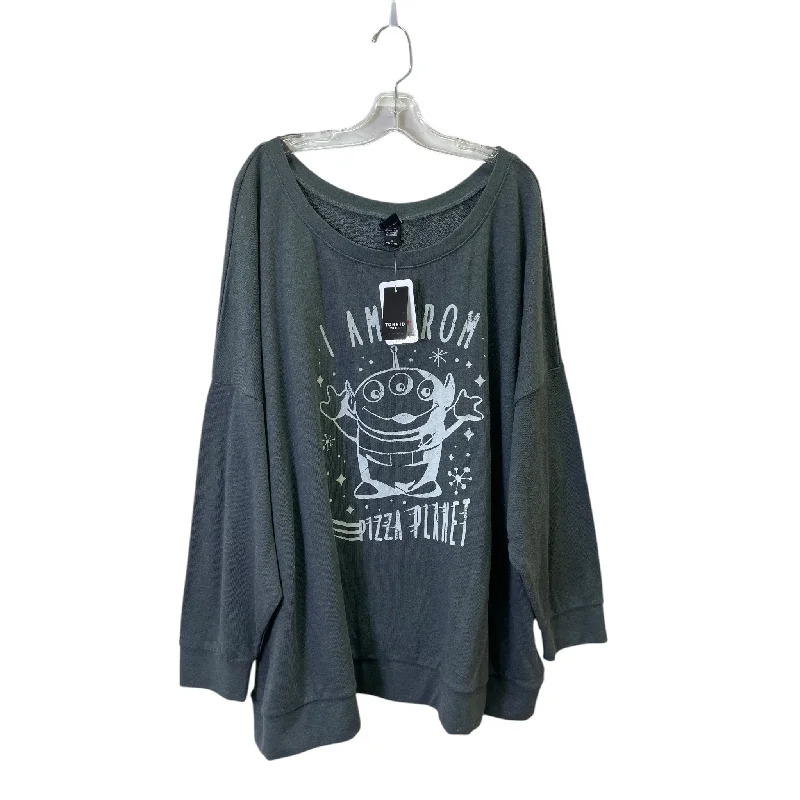 Top Ls By Disney Store In Grey, Size:5X Practical Men's Quick